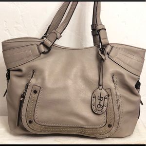 Jessica Simpson gray hobo bag